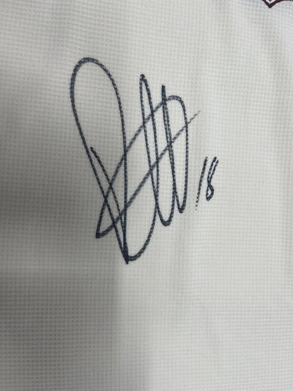 Olympique Lyon Trikot Rayan Cherki signiert im Rahmen Adidas COA 128