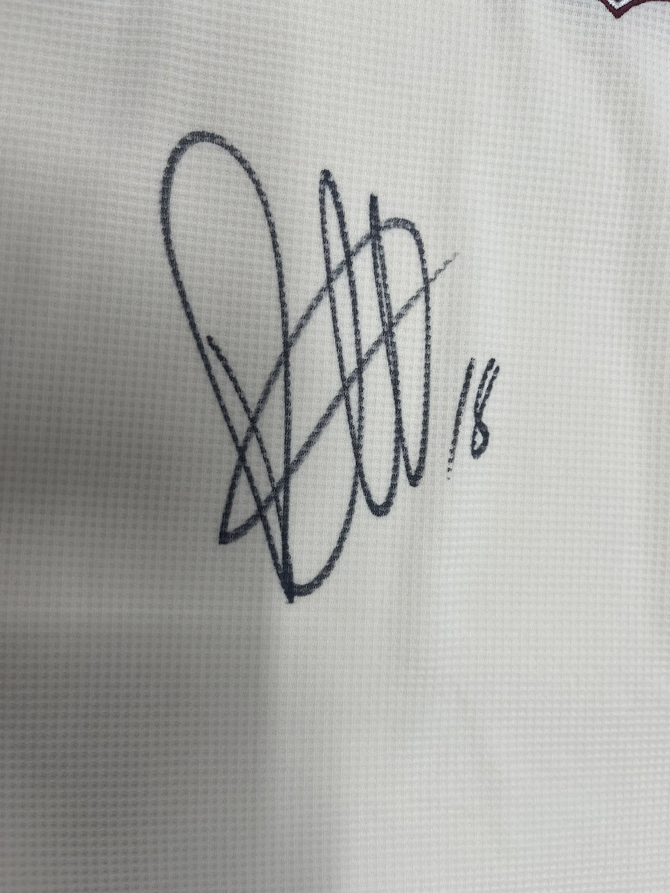 Olympique Lyon Trikot Rayan Cherki signiert im Rahmen Adidas COA 128