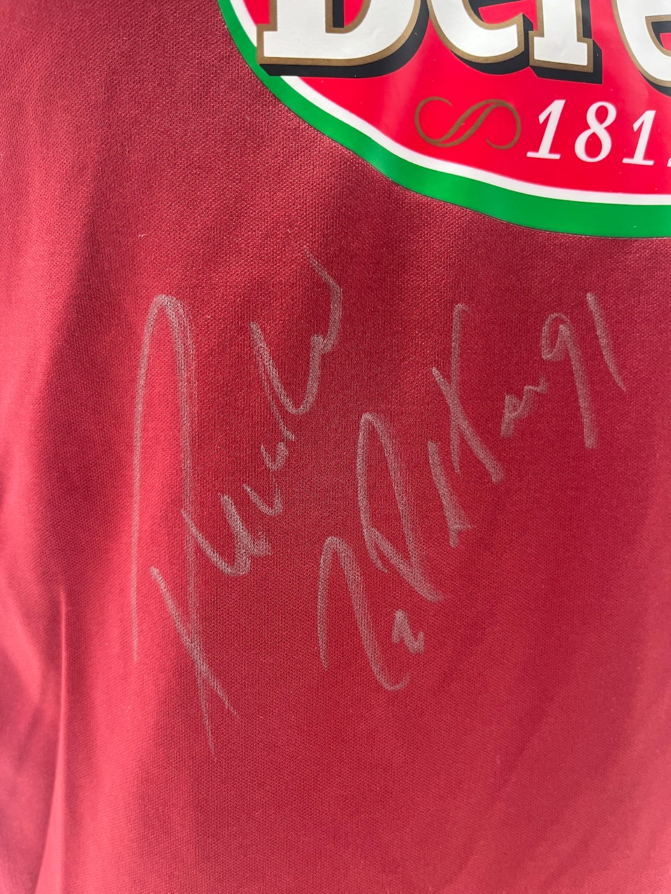 FC Turin jersey Duvan Zapata signed autograph COA 2XS