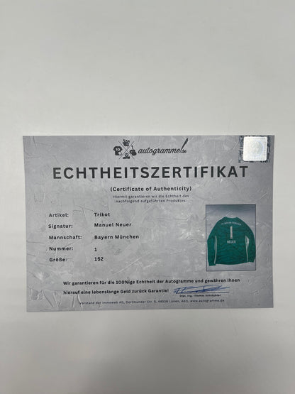 Bayern München Trikot Manuel Neuer signiert Autogramm Adidas COA 152