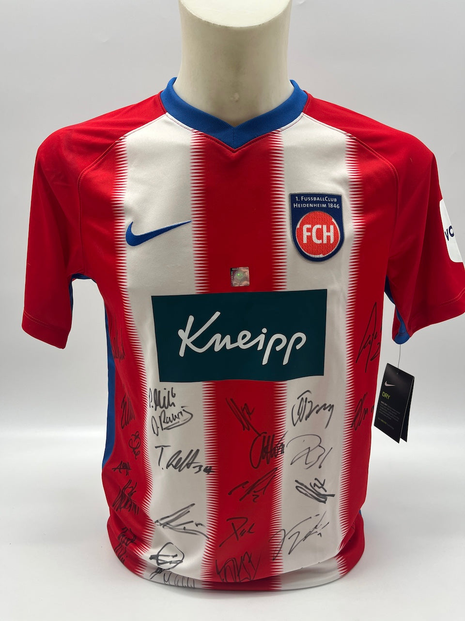 FC Heidenheim Trikot 2019/2020 Teamsigniert COA Nike M