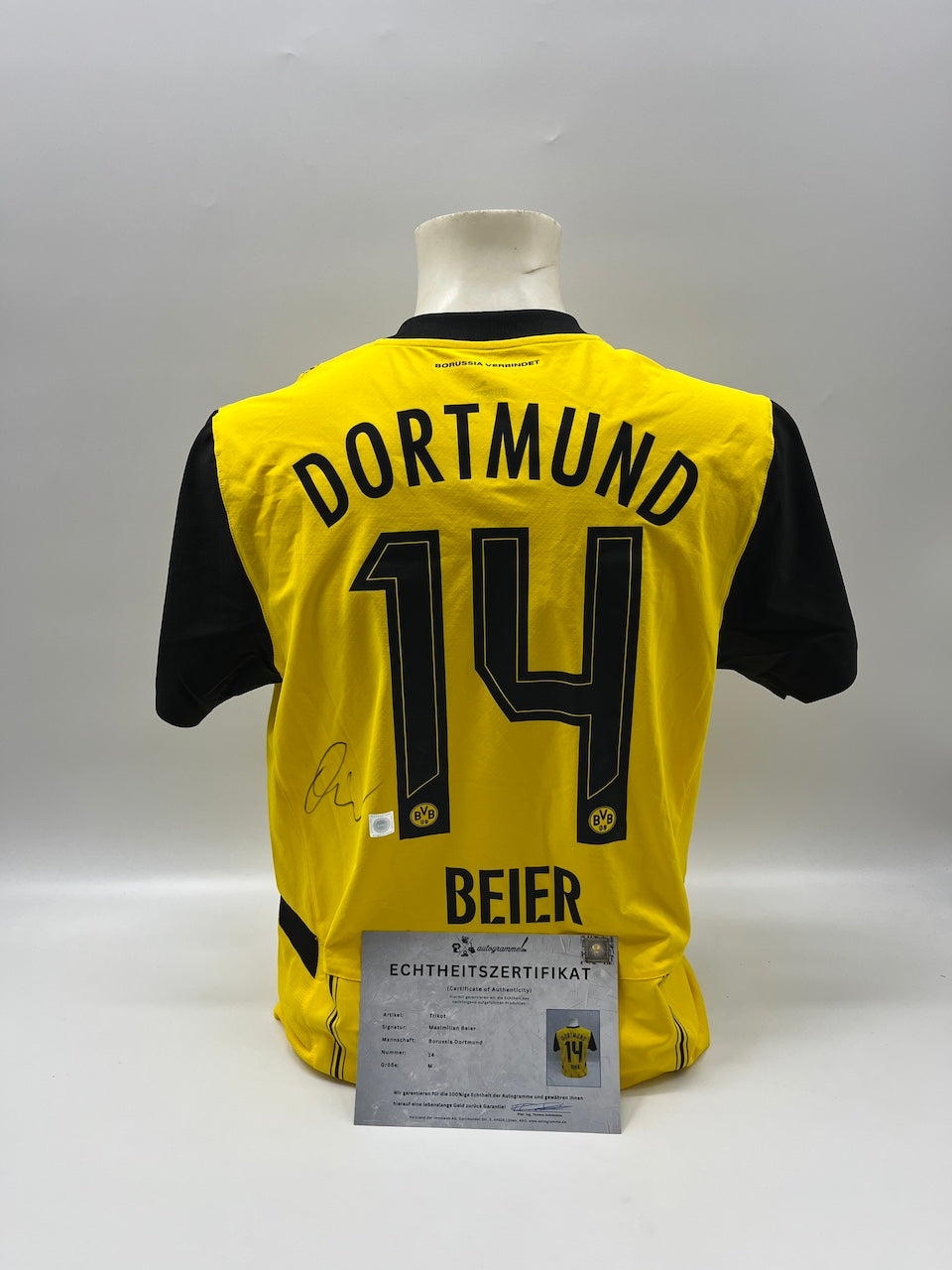 Borussia Dortmund Authentic Trikot Maximilian Beier signiert BVB Puma M