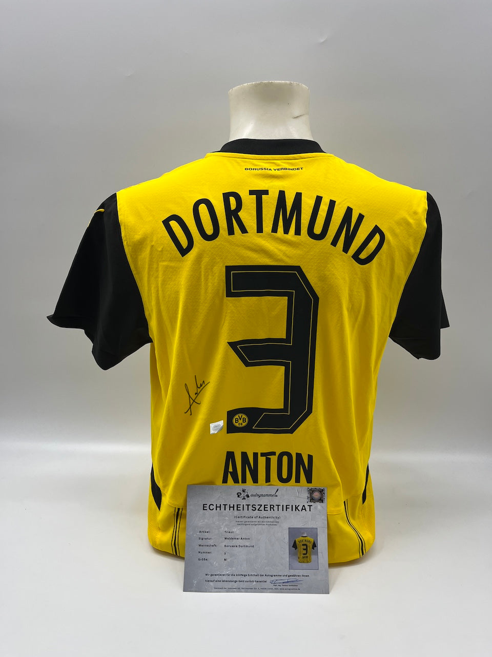 Borussia Dortmund Authentic Trikot Waldemar Anton signiert BVB Puma neu M