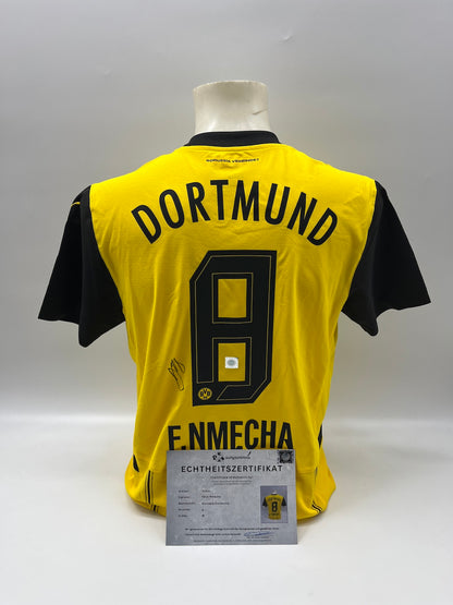 Borussia Dortmund Authentic Trikot Felix Nmecha signiert BVB Puma M