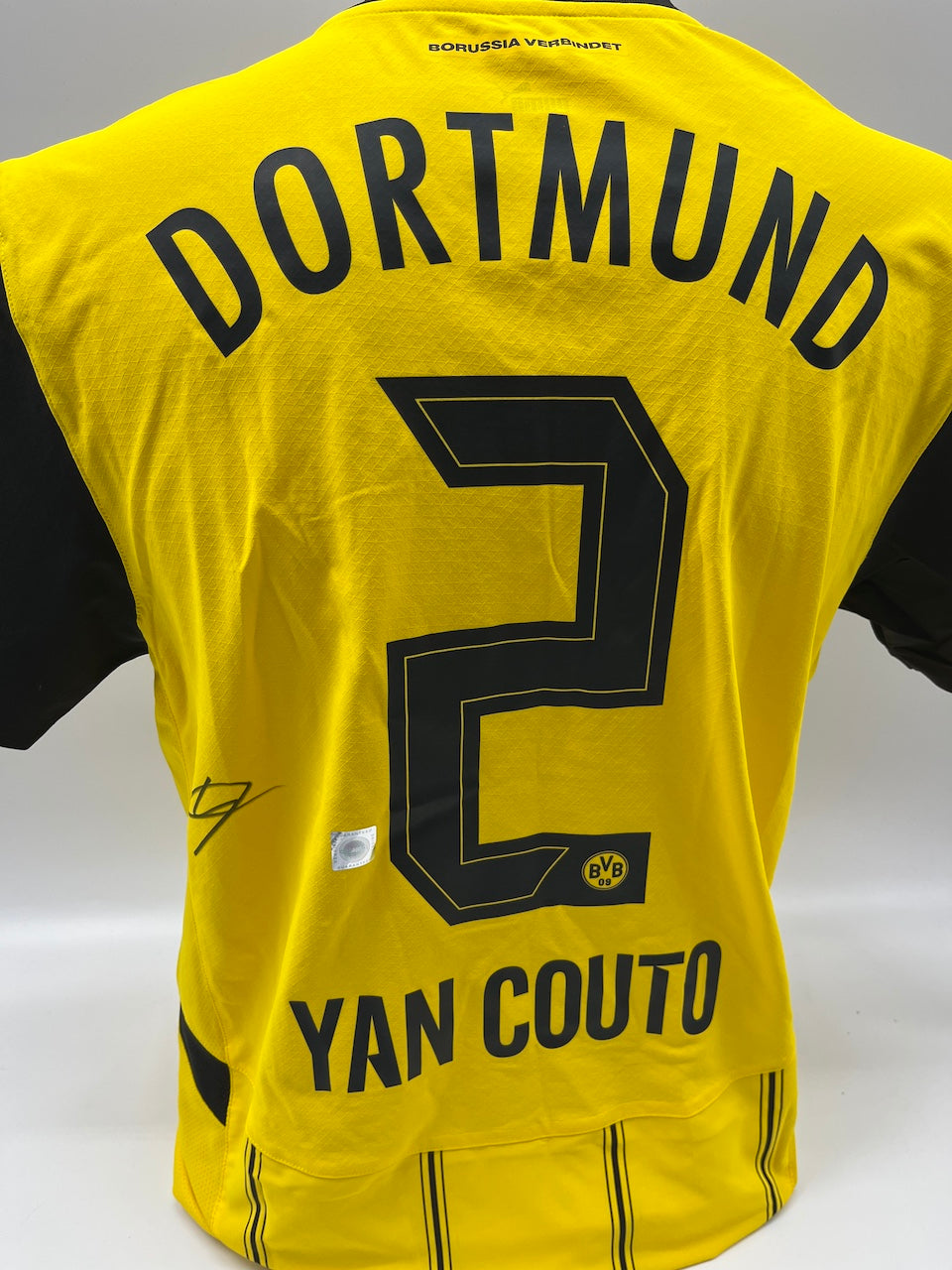 Borussia Dortmund Authentic Trikot Yan Couto signiert BVB Puma M