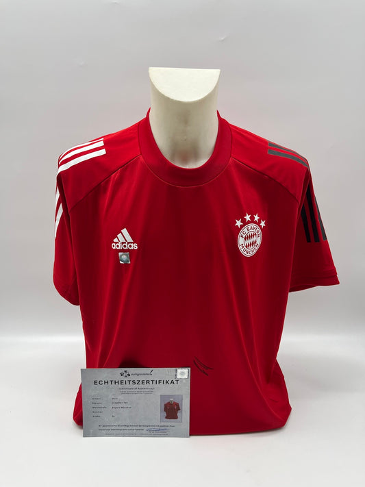Bayern München Shirt Jonathan Tah signiert FCB Adidas XL