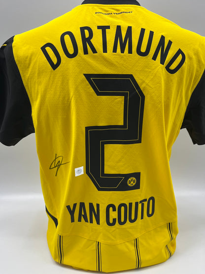 Borussia Dortmund Authentic Trikot Yan Couto signiert BVB Puma neu M