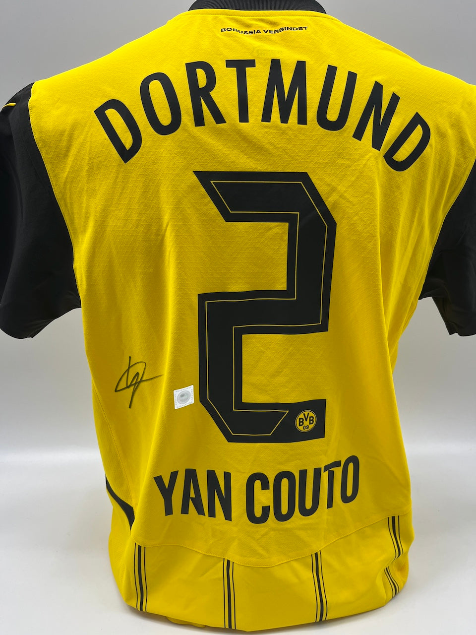 Borussia Dortmund Authentic Trikot Yan Couto signiert BVB Puma neu M