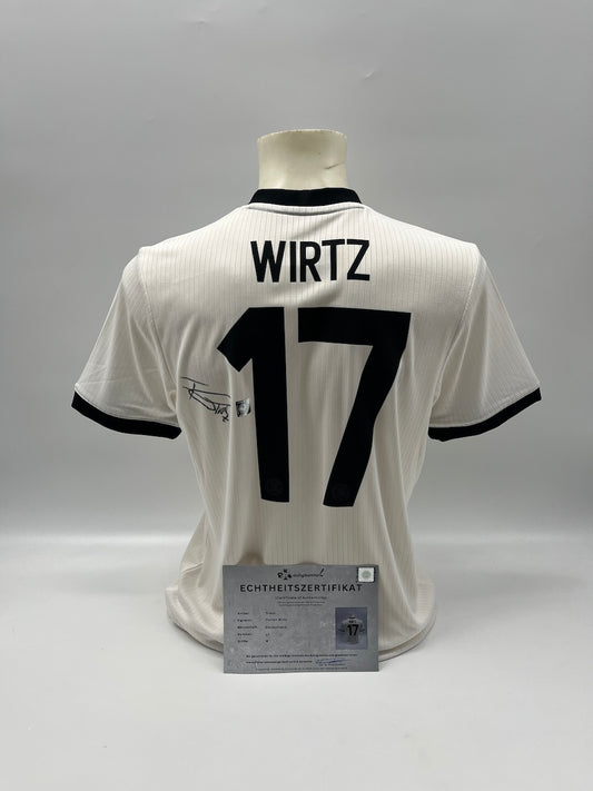 DFB Trikot Florian Wirtz signiert Adidas COA Deutschland Autogramm M