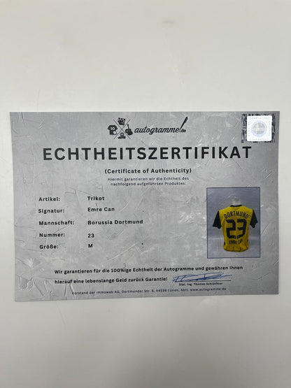 Borussia Dortmund Authentic Trikot Emre Can signiert BVB Puma M