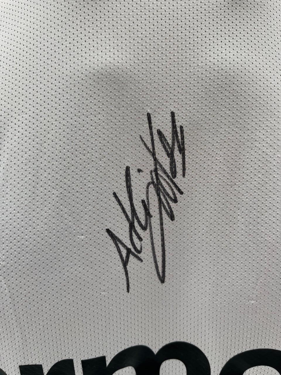 Bayer Leverkusen training shirt signed by Amine Adli, Castore L