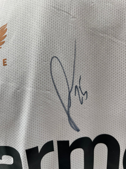 Bayer Leverkusen Trainingsshirt Exequiel Palacios signiert Castore L