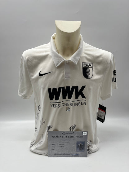 FC Augsburg Trikot 2020/2021 Teamsigniert COA Nike L