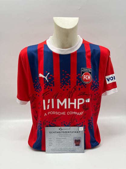 FC Heidenheim Trikot 2024/2025 Teamsigniert COA Nike L