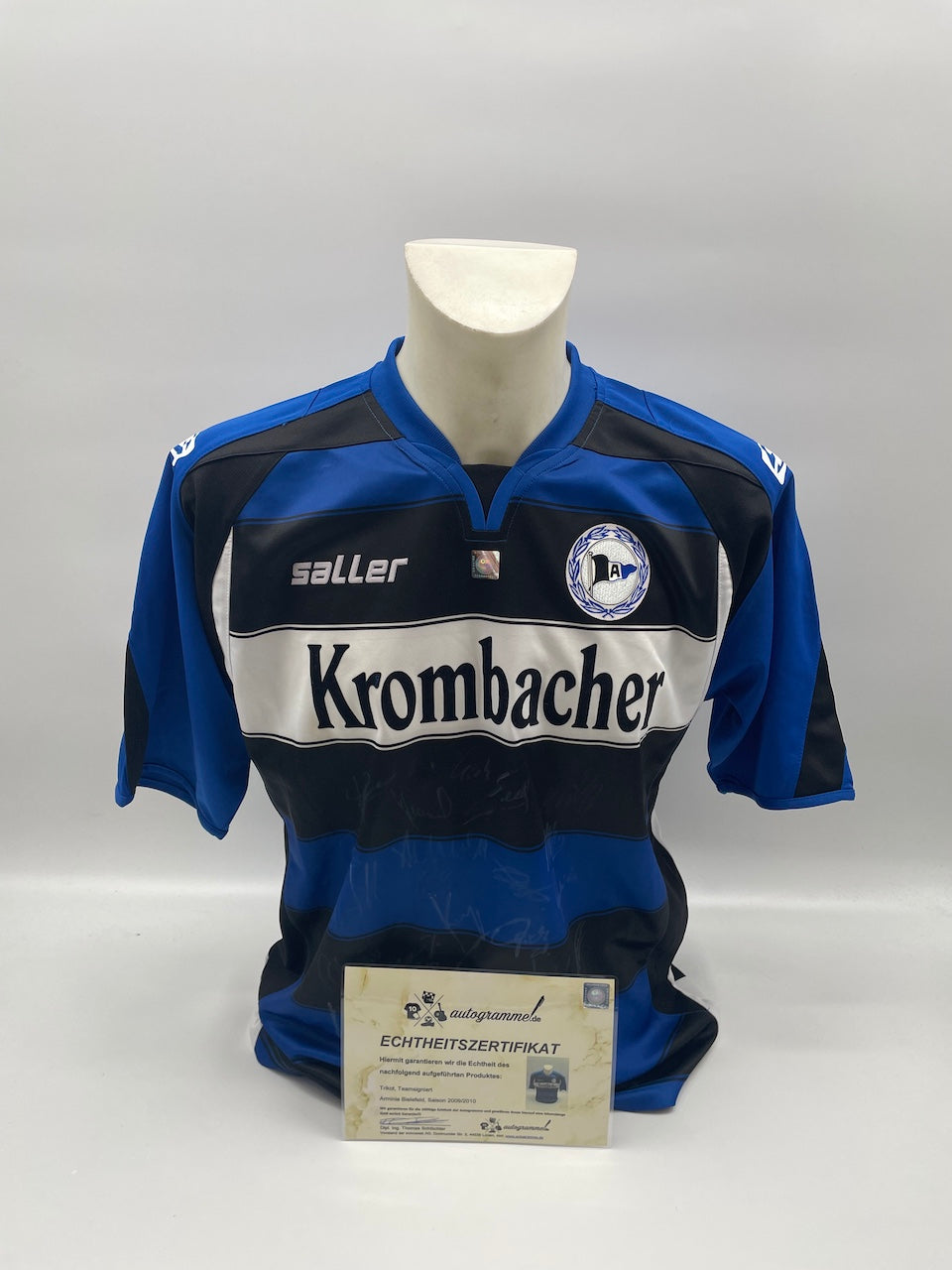 Arminia Bielefeld Trikot 2009/2010 Teamsigniert Autogramm COA M