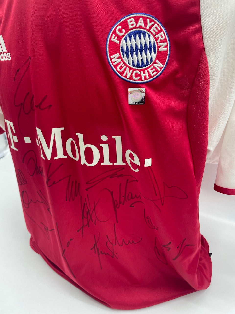 Bayern München Trikot 2004/2005 Teamsigniert Fußball COA Adidas L