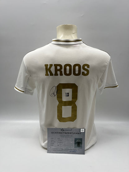Real Madrid Trikot Toni Kroos signiert Autogramm Adidas COA 164