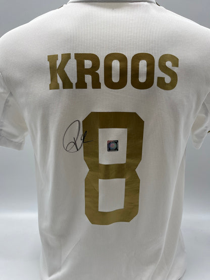 Real Madrid Trikot Toni Kroos signiert Autogramm Adidas COA 164