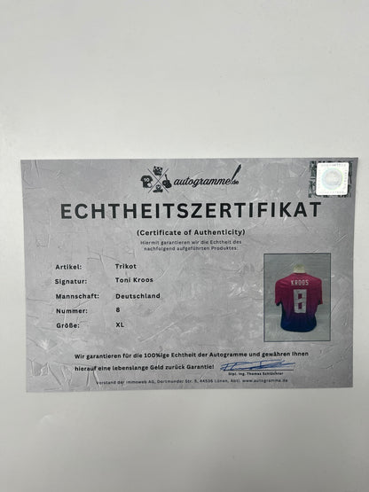 DFB Trikot Toni Kroos signiert Autogramm Adidas EM 2024 COA XL