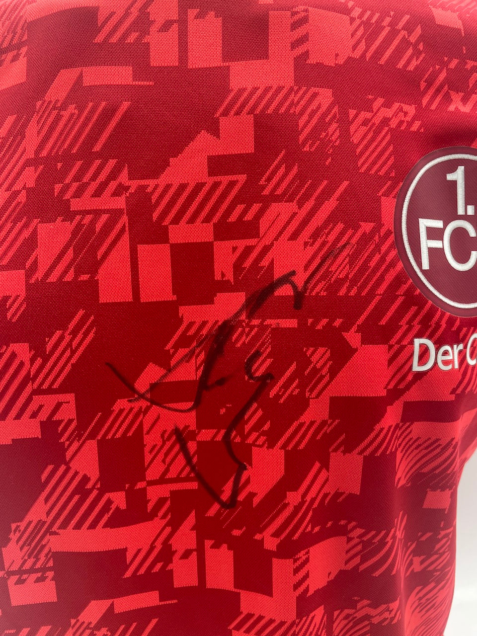 1. FC Nürnberg Shirt Can Uzun signiert Bundesliga Autogramm umbro S