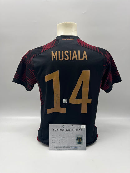 DFB jersey Jamal Musiala signed autograph Adidas COA M
