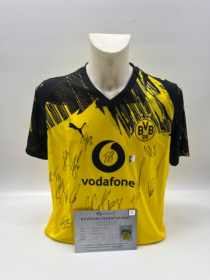 BVB Trikot 2025/2026 Teamsigniert Borussia Dortmund COA Puma L