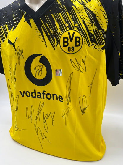 BVB Trikot 2025/2026 Teamsigniert Borussia Dortmund COA Puma L