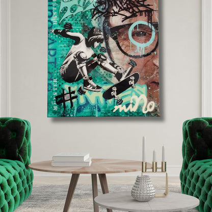 Unique Titus Werk No. 2 80x120cm Titus Dittmann signed autograph