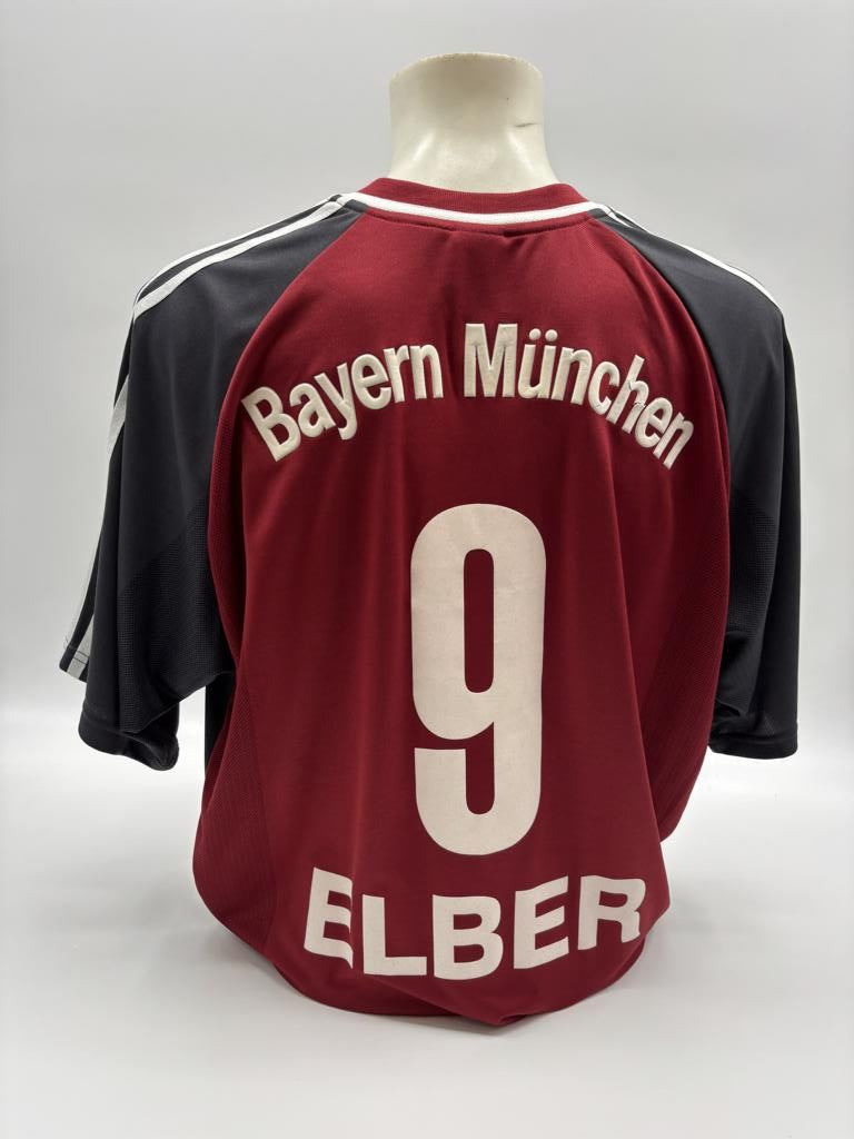 Bayern München Trikot Giovane Elber signiert Autogramme Bundesliga Adidas XL