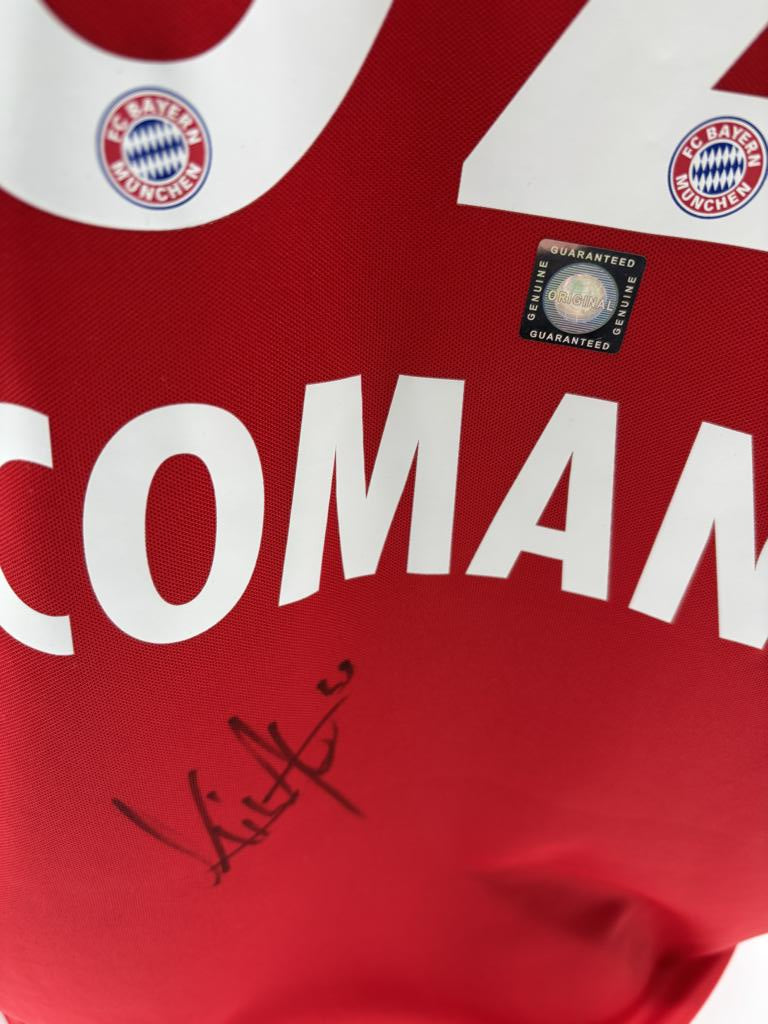 Bayern München Trikot Kingsley Coman signiert Autogramme Bundesliga Adidas L