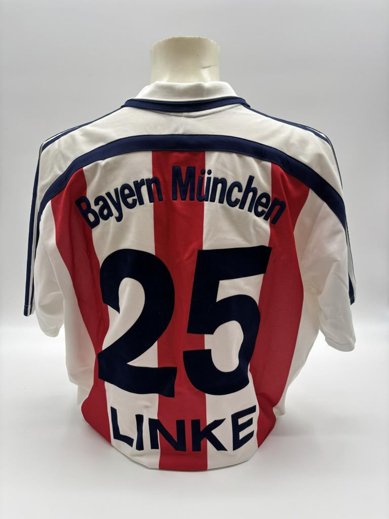 Bayern München Trikot Thomas Linke signiert Autogramme Bundesliga Adidas XL