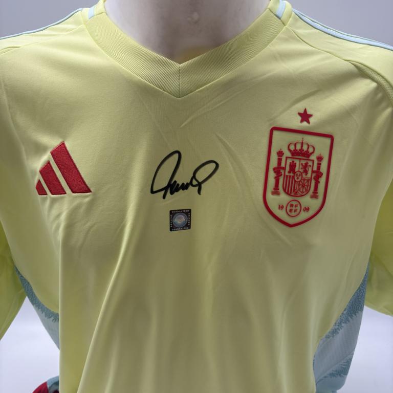 Spanien Trikot Fernando Torres signiert Adidas COA Autogramm XXL
