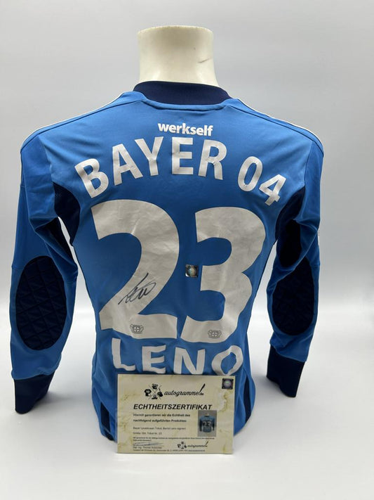 Bayer Leverkusen goalkeeper bernd Leno signed autograph Bundesliga 164