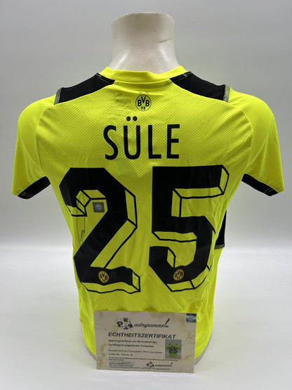 Borussia Dortmund Trainingsshirt Niklas Süle signiert BVB Autogramm Puma 164