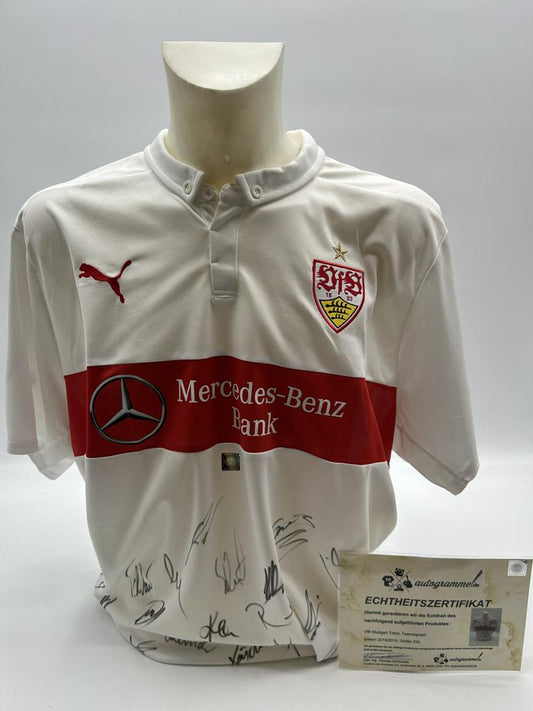 VfB Stuttgart Trikot 2014/2015 Teamsigniert Bundesliga COA Puma XXL