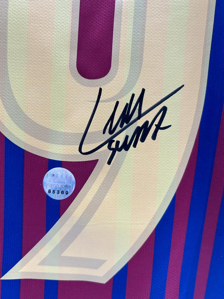 FC Barcelona jersey Luis Suarez signed autograph Laliga Nike Coa S