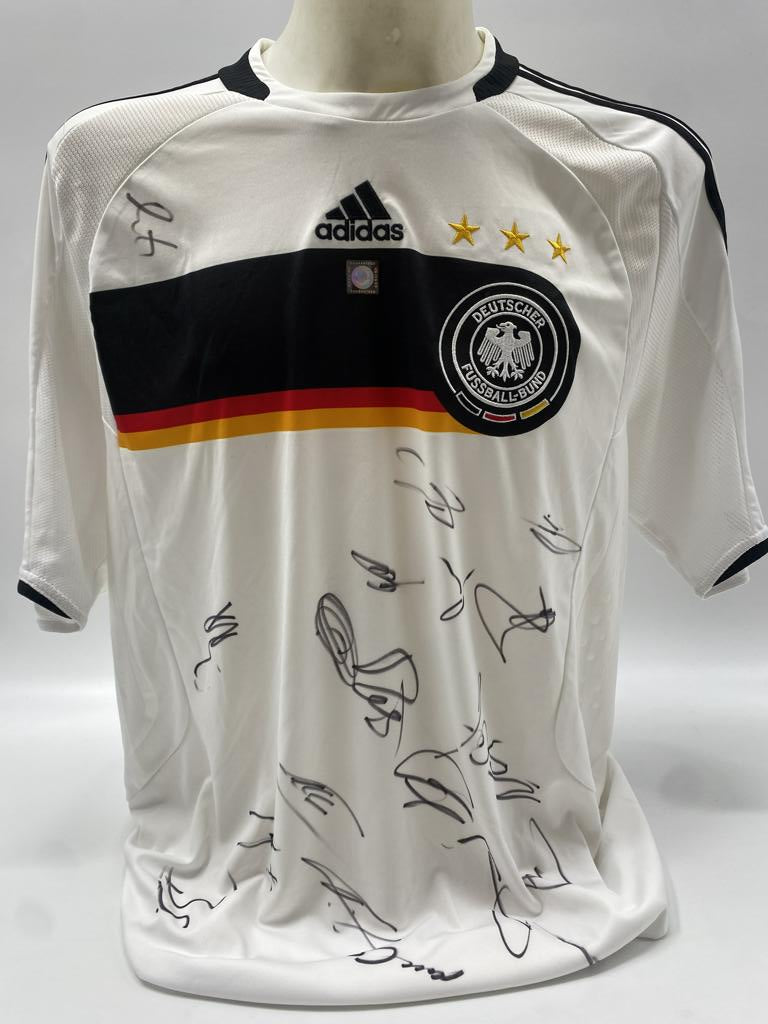 Deutschland Trikot EM 2008 Teamsigniert DFB Adidas XL