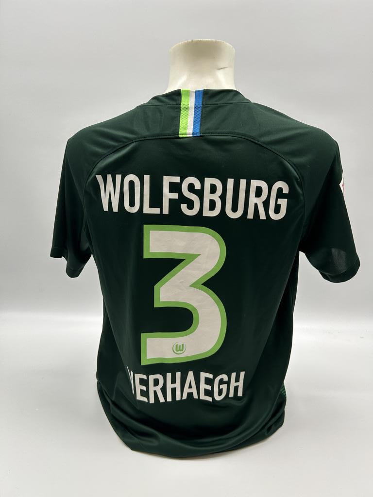 VFL Wolfsburg Trikot Paul Verhaegh signiert Autogramm Bundesliga Nike L