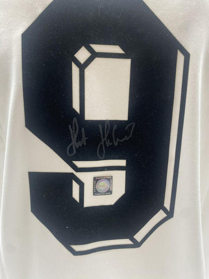 DFB jersey Horst Hrubesch signed Adidas COA Germany Autograph M