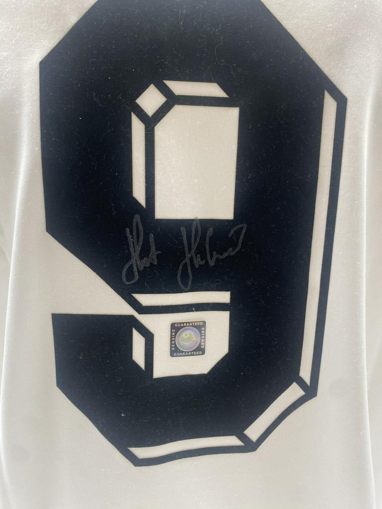 DFB jersey Horst Hrubesch signed Adidas COA Germany Autograph M