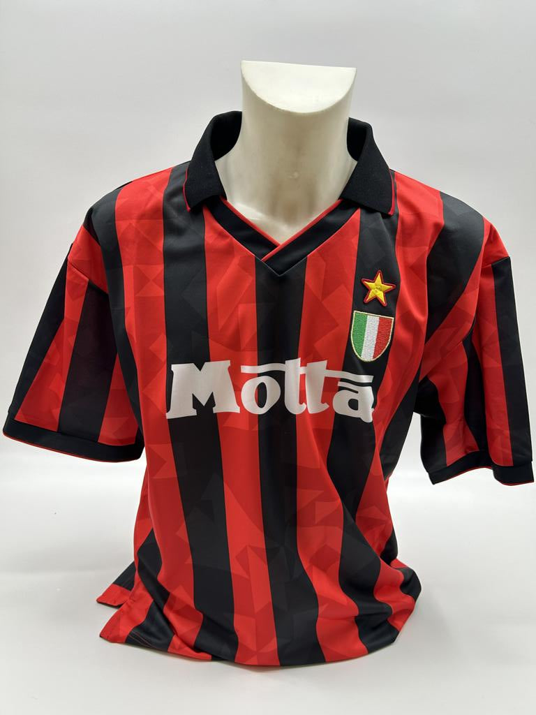 AC Mailand Repro Trikot 1994 Franco Baresi signiert Italien Milan Autogramm L