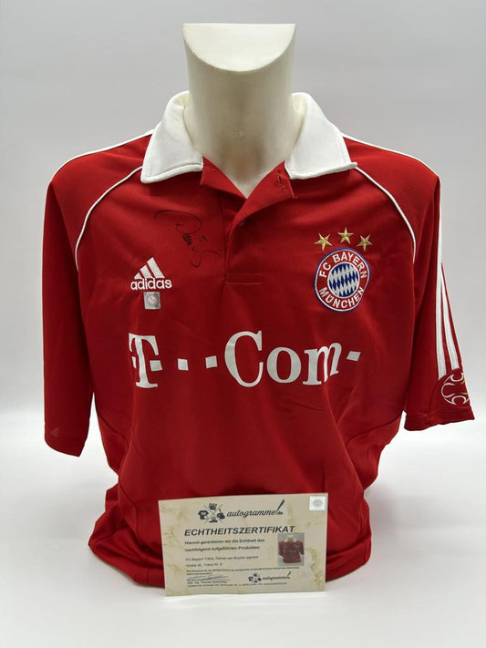 Bayern München Trikot Daniel van Buyten signiert Adidas FCB COA Autogramm XL