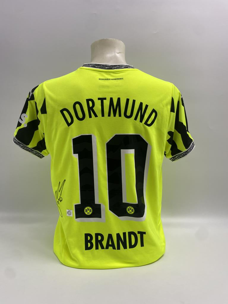 Borussia Dortmund Trikot Julian Brandt signiert Puma COA  Autogramm M