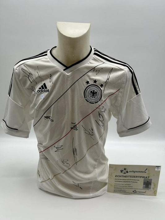 Deutschland Trikot EM 2012 Teamsigniert DFB Fußball Autogramm COA Adidas M