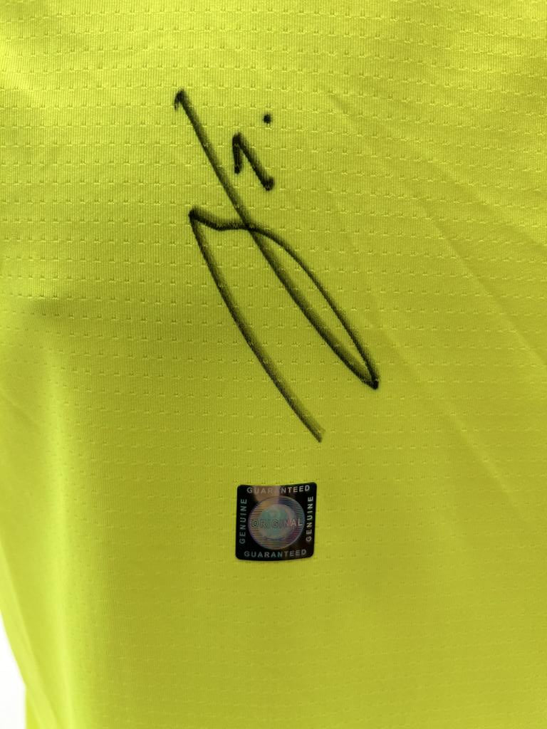 Borussia Dortmund Trainingsshirt Mateu Morey signiert BVB Autogramm Puma 164