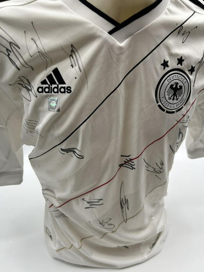 Germany jersey EM 2012 Team signed DFB Football Autogram COA adidas M