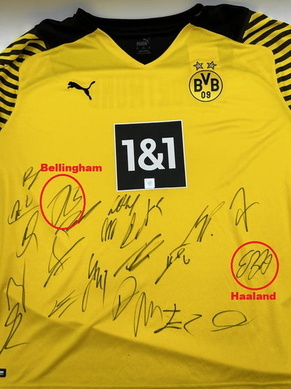 BVB Trikot 2021/2022 Teamsigniert Borussia Dortmund COA Neu Puma 3XL
