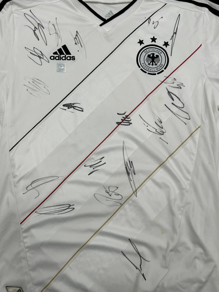 Germany jersey EM 2012 Team signed DFB Football Autogram COA adidas M