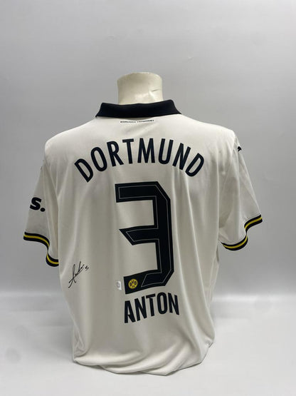 Borussia Dortmund Trikot Waldemar Anton signiert Puma COA  Autogramm XL