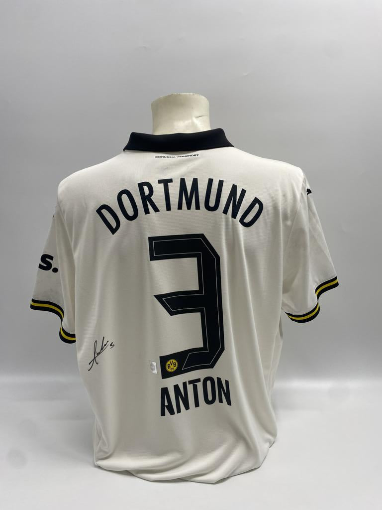 Borussia Dortmund Trikot Waldemar Anton signiert Puma COA  Autogramm XL